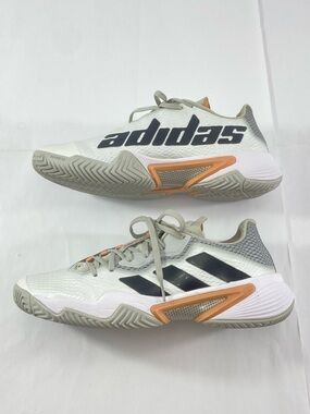 Adidas Barricade Tennis Racquet Racket Shoes H67699 Silver Black Women’s Size:8